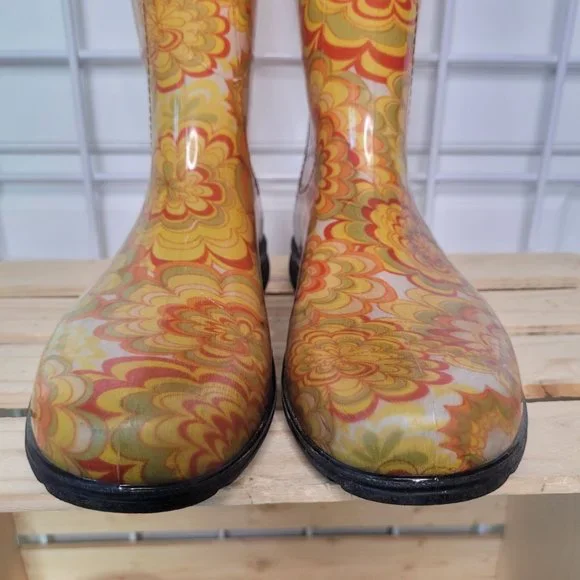 Sloggers Rain Boots Wildflower Yellow - Picture 5 of 9
